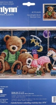 Janlynn 195-0600 Goodnight Bears