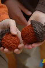 Acorn Ornament by Carmen Rigby-Willson-Free