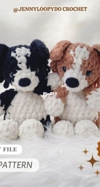 Jenny loop do - Jenny Deng  - Squishy Puppy Oreo The Border Collie