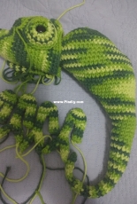 Chameleon - Pattern by Irene Strange