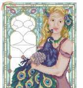 Peacock Queen by Maria Diaz from Cross Stitch Gold 99 PCS10