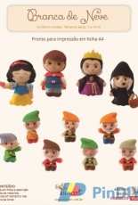 Timart - Fátima Barbosa -Branca De Neve  Snow white - Felt - Portuguese