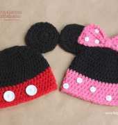 RepeatCrafterMe - Mickey Minnie Hats by Sarah Zimmerman - Free