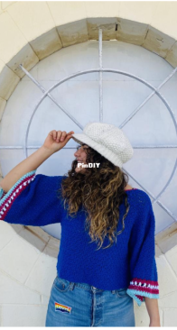 Mart fil Crochet - Cadaqués Crop Top - Spanish - Free