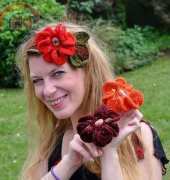 Anne Rousseau - Easy 3-in-1 Exchangeable Flowers Headband - Free