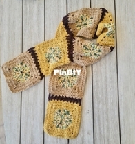 Sandra Stitches - Sandra Regev - Eden Scarf