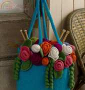 Stitch Nation # SN0139 - Rose Garden Tote by Michele Wilcox