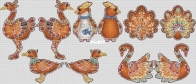 Gingerbread birds by Diana Grib
