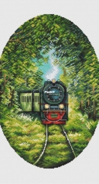 Forest Locomotive by Julia Sharanova