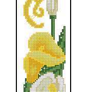 Jeanette Crews Designs - Book 1254 - Floral Bookmarks C