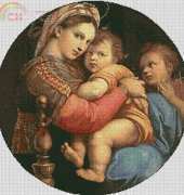 Artecy Cross Stitch - Madonna Della Seggiola by Raphael