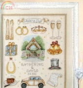 Wedding Day Sampler from Cross Stitch Gold 85 XSD