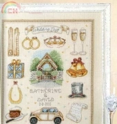 Wedding Day Sampler from Cross Stitch Gold 85 XSD