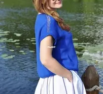 Glint Top by Maya Zimina - Russian