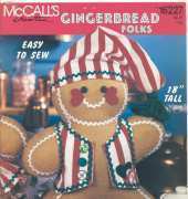 McCalls Creates 16227 Gingerbread Folks