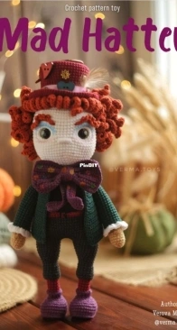 Verma Toys Patterns - Maria Verova - Mad Hatter