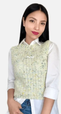 Nicrochet - Nicole Tobar - Lemon Vest - Spanish
