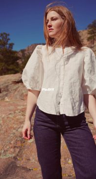 Anna Allen Sewing Patterns - Anthea Blouse and Dress - English
