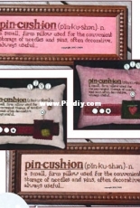 CherryWood Design Studios CW-71 Pincushion - Dictionary Duo Series