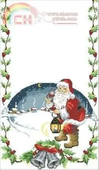 Permin 68-2205-Santa Claus tablecloth