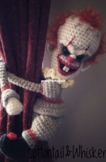 Cottontail and Whiskers - Bea King - Clown Curtain Tie Backs