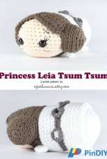 Epic Kawaii - Princess Leia Tsum Tsum Crochet Doll Pattern