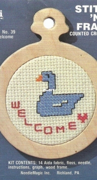 nmi Needle Magic Inc. - Stitch N Frame 39 - Welcome