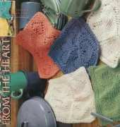 Leisure Arts 3253 Dishcloths from the Heart by Evelyn A. Clark