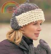Patons - Sheepskin Hat  scarf and mittens - Free