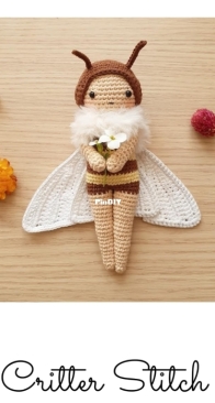Critter Stitch - Stephanie Buckner - Bee Sprite