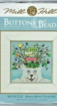 Mill Hill - Buttons & Beads Winter Series - MH14-2132 Beary Merry Christmas XSD