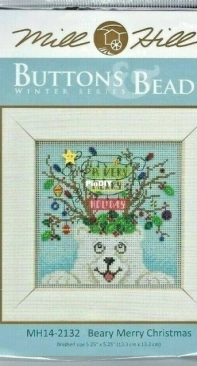 Mill Hill - Buttons & Beads Winter Series - MH14-2132 Beary Merry Christmas XSD