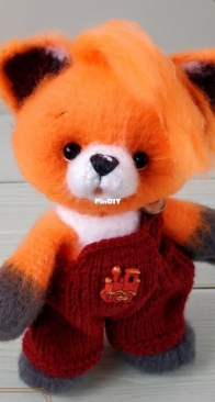 Lesena Pattern Toys - Olesya Don - Олеся Дон - Fox Vovka, kitten, puppy - Лисенок Вовка, котенок, щенок - Russian