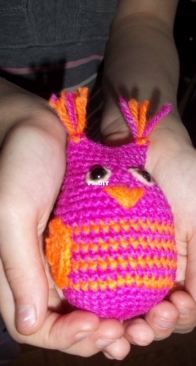 Simple crochet owls