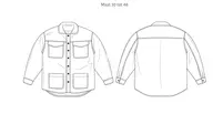 La Maison Victor - Vicky Shacket - Sizes 30-48 - French, Dutch