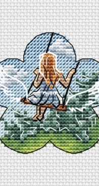 Crumbs On The Palm Of Your Hand - Waltz of Spring - Winged swing by Irina Savitskaya