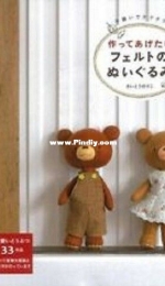 33 Felt Stuffed Animals to Make and Give. Japanese