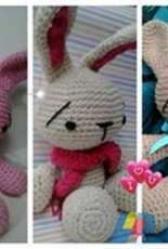 Different cute rabbits