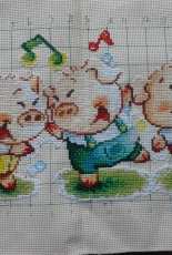 Happy pigs