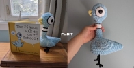 Natalie Axon - Schoolsoutcrochet - Mo the Pigeon