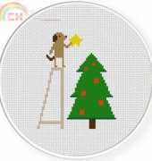 Daily Cross Stitch - Christmas Star