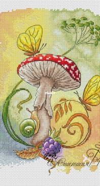 Sunny Toadstool by Anastasia Berg