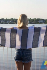 Stripezoid Shawl by Vincent Villapando-Free