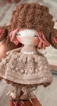 Crochet Confetti Shop - Irina Moilova - Doll Cute Sheep- Russian