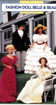 Annies Attic 87D28 - Jo Ann Bright - Fashion Doll Belle  and  Beau