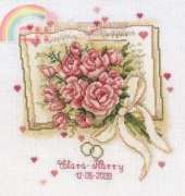 Vervaco 70.049 Wedding roses