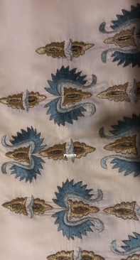 Embroidered  runner