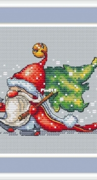 Christmas Gnome by Anna Petunova XSD