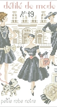 Les Brodeuses Parisiennes LBP - Défilé de mode n°19 - La petite robe noire XSD + PCS