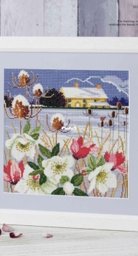 Escape to the Country - Winter Cottage by Lesley Teare from Cross Stitch Gold 116